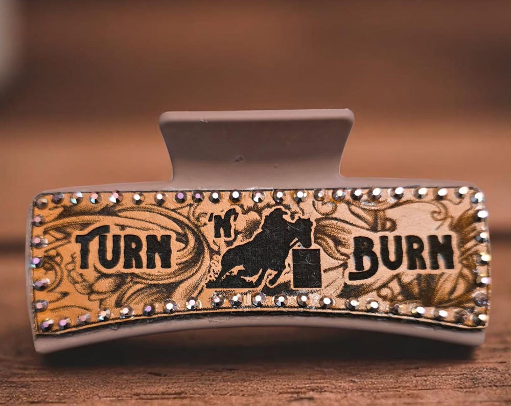 Stylish Barrel Racing Hair Clip