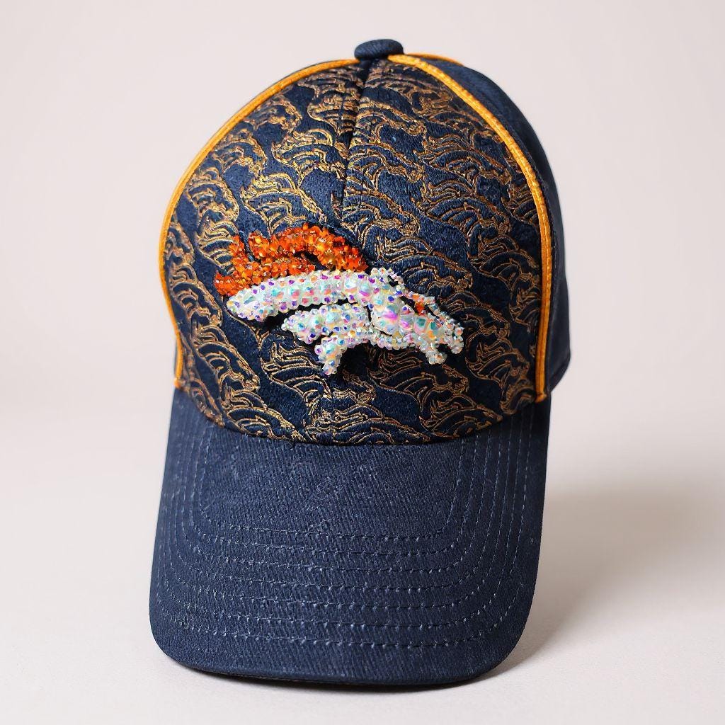Rhinestone Denver Broncos Hat