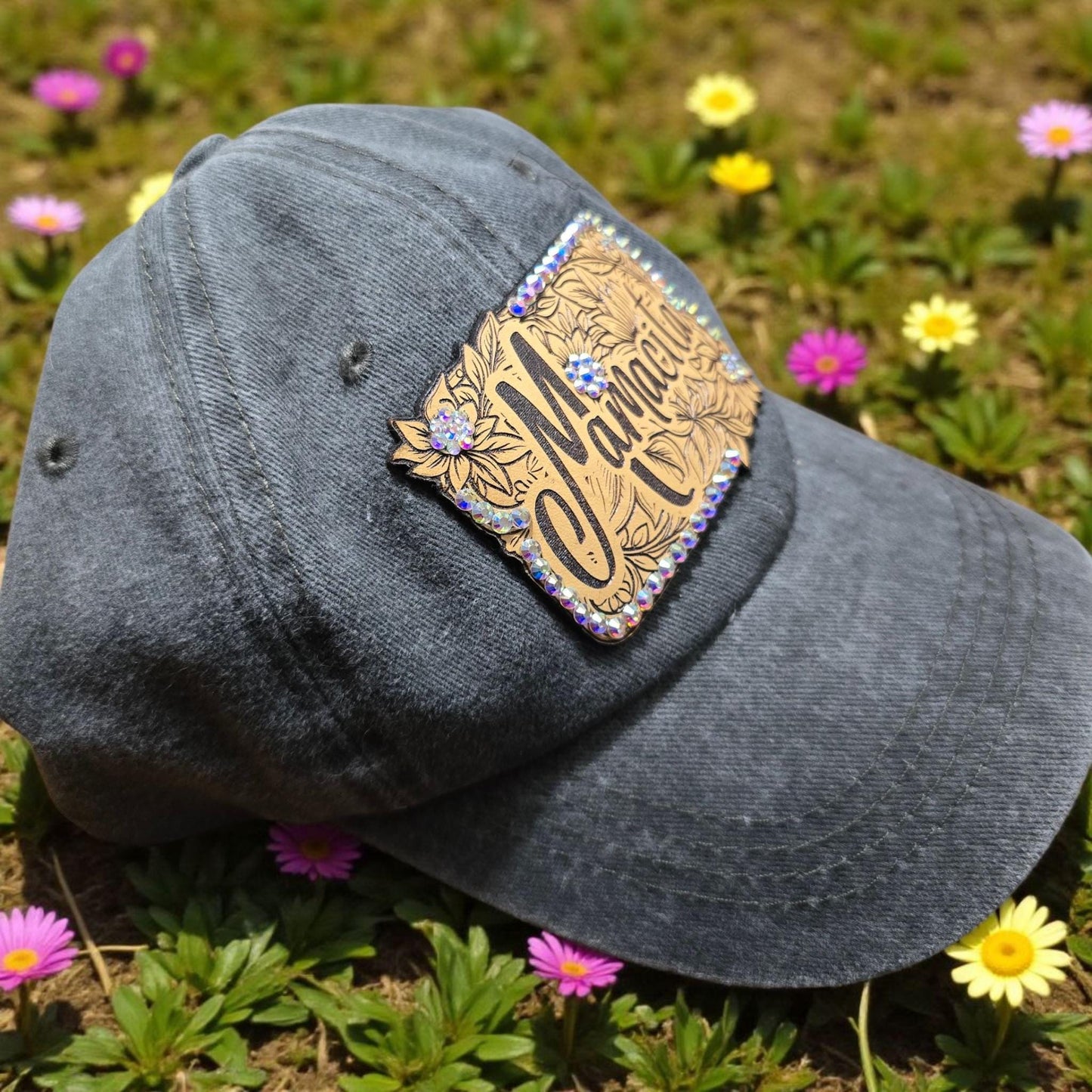 Grat Denim Mamacita Rhinestone Hat