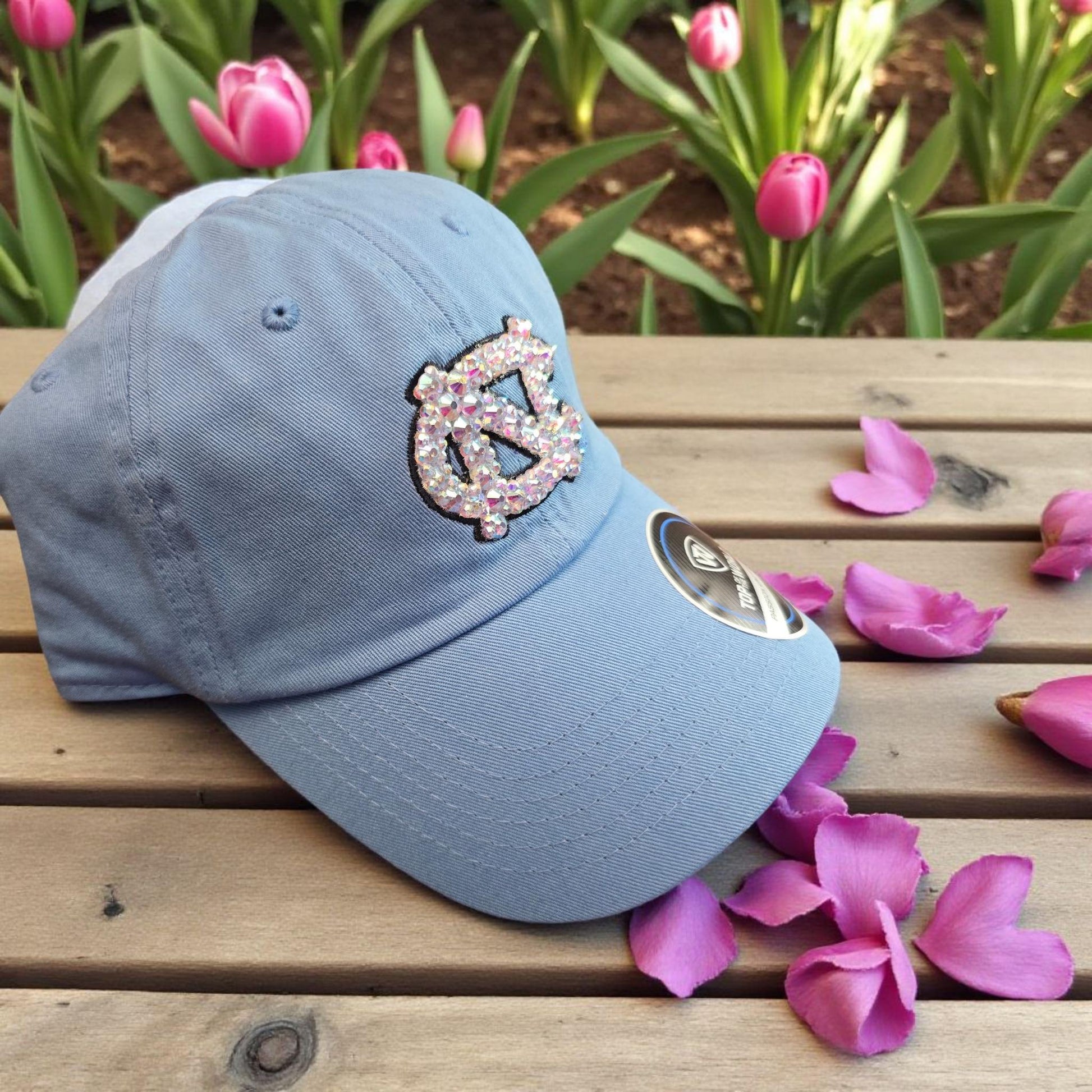Carolina Blue Rhinestone Hat