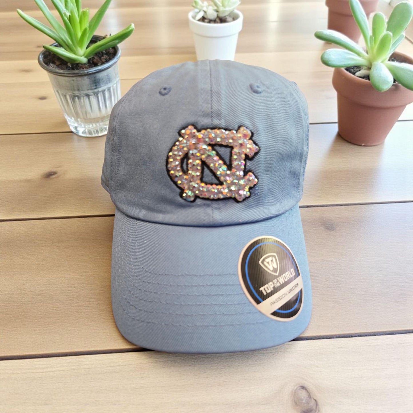Carolina Blue Rhinestone Hat