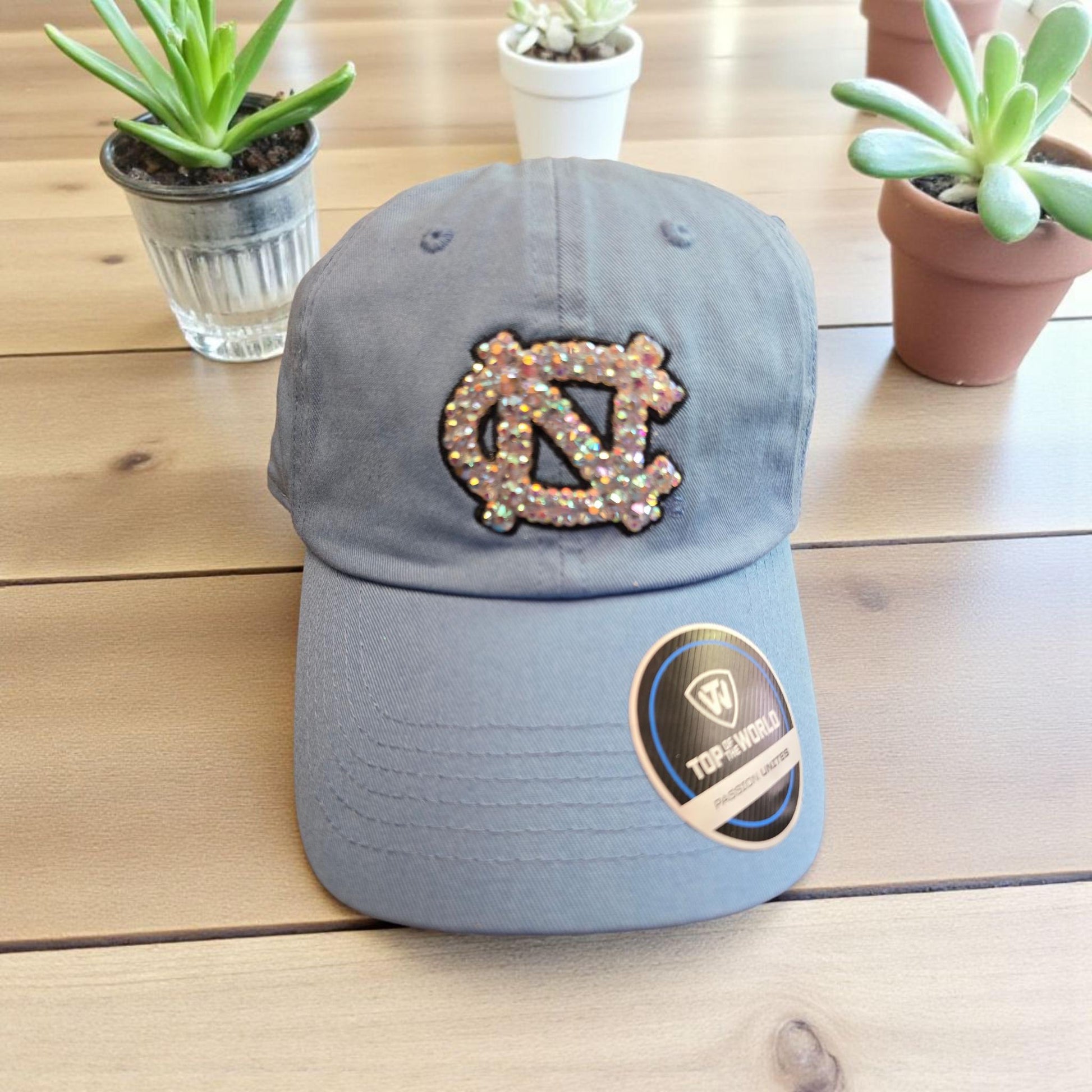 Carolina Blue Rhinestone Hat