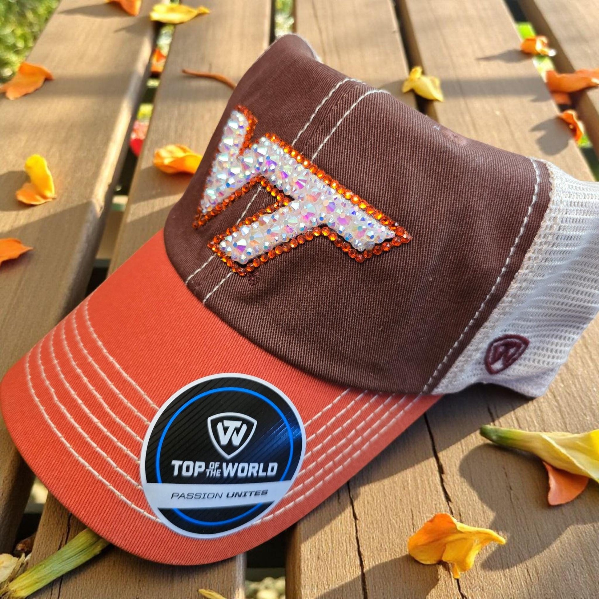 VT Rhinestone cap - Virginia relaxed baseball har