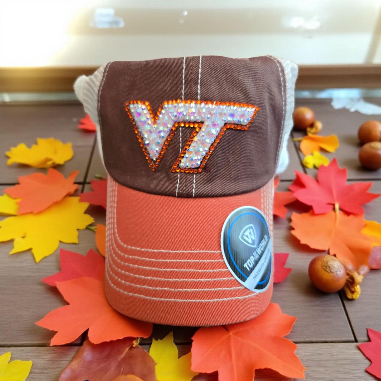 VT Rhinestone cap - Virginia relaxed baseball har