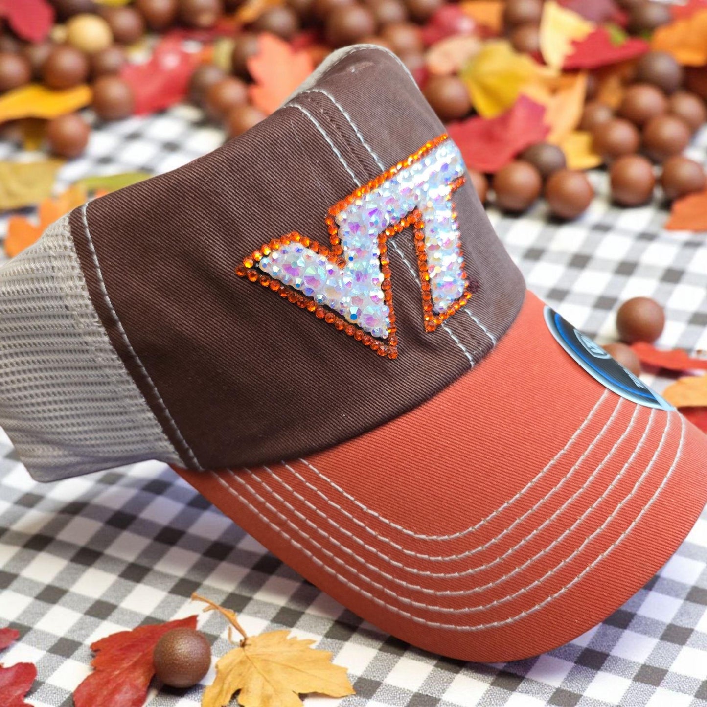VT Rhinestone cap - Virginia relaxed baseball har
