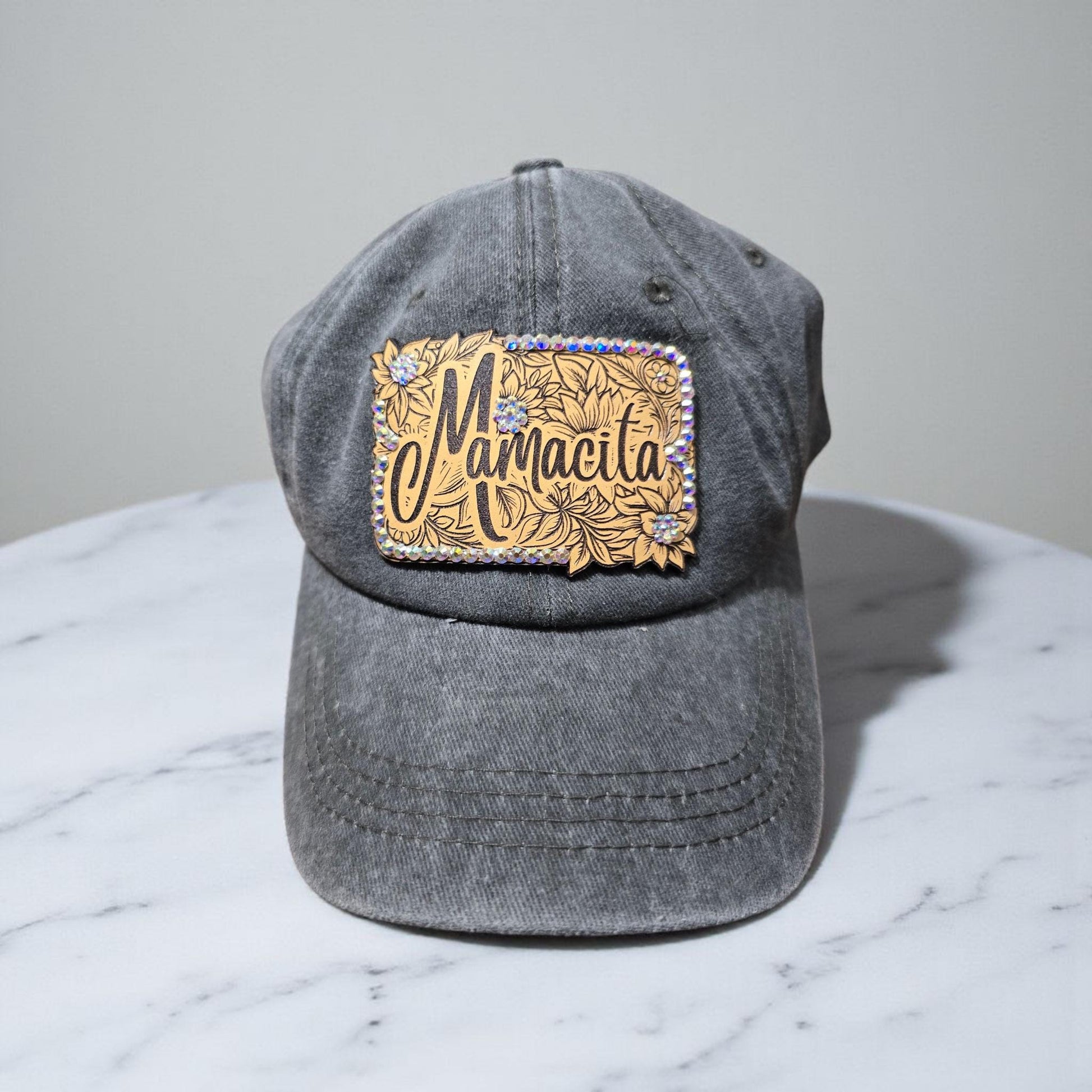 Grat Denim Mamacita Rhinestone Hat