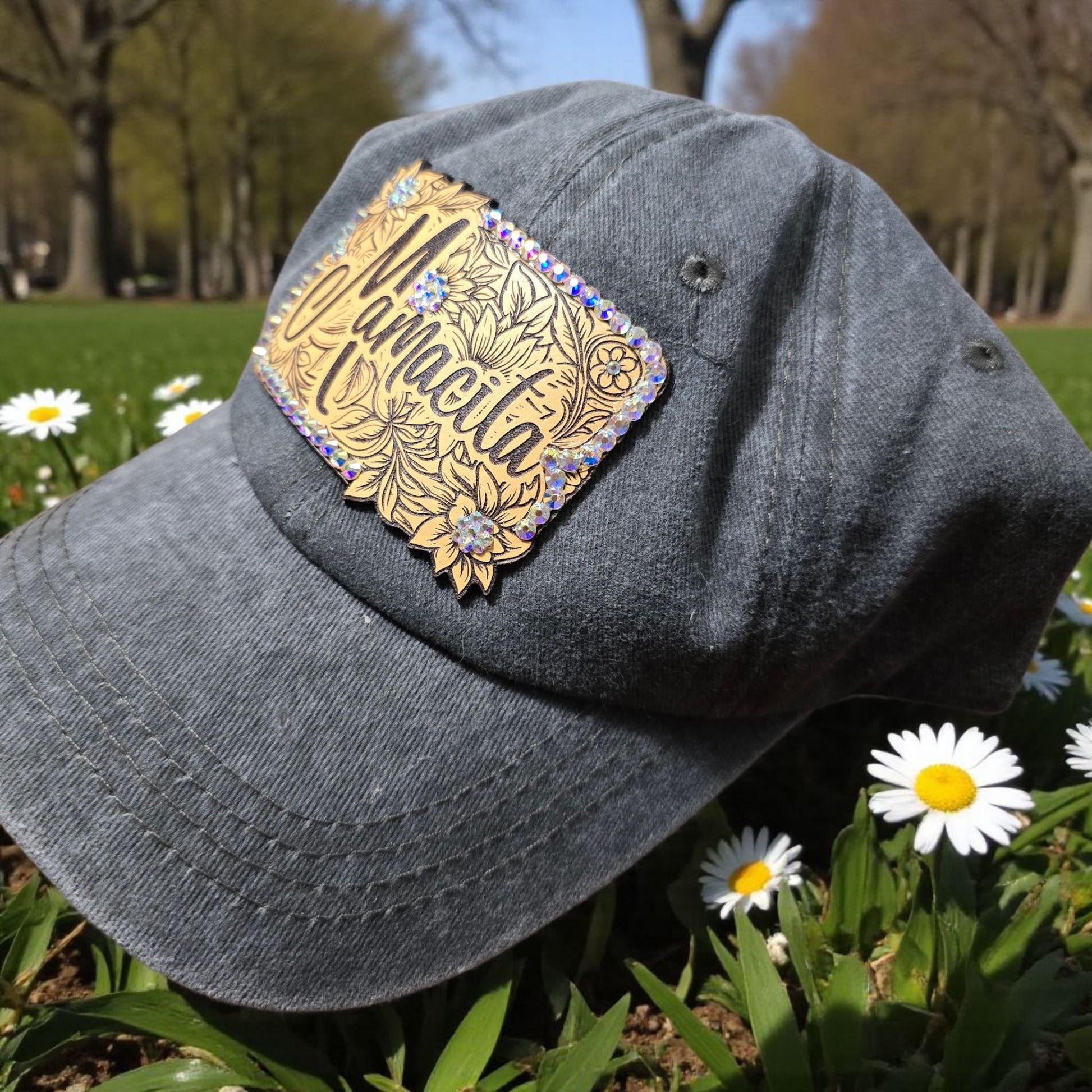 Grat Denim Mamacita Rhinestone Hat