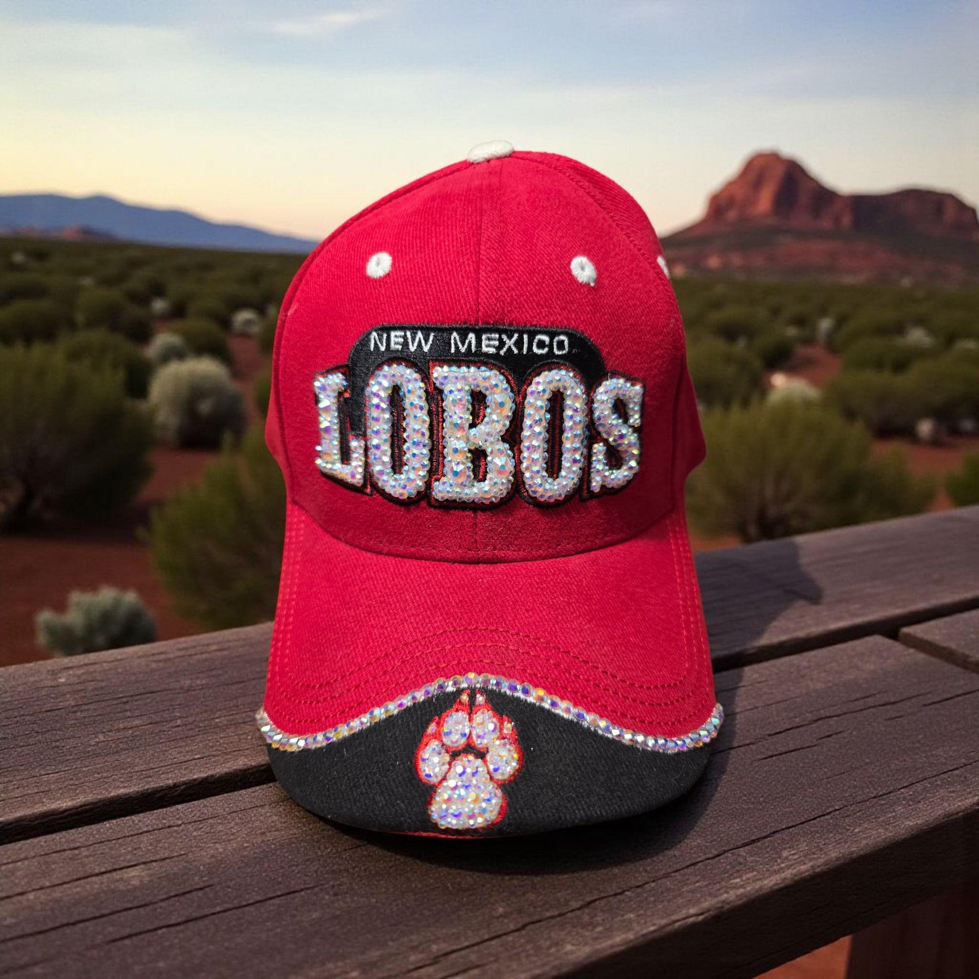 New Mexico Lobos Rhinestone Hat