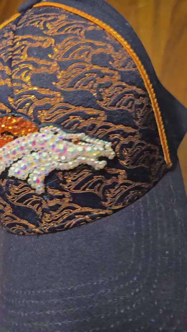 Rhinestone Denver Broncos Hat