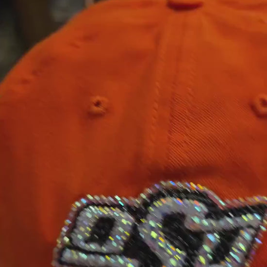 Blinged-Out OSU Hat with Rhinestones – Show Your School Spirit in Style!