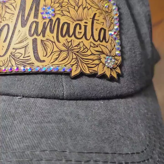 Grat Denim Mamacita Rhinestone Hat